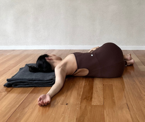 Spinal Twist Yoga Pose