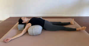 Supported Fish Yin Yoga Pose
